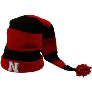   Cornhuskers Youth Scarlet Black Ten Fold Hat