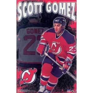 SCOTT GOMEZ NEW JERSEY DEVILS NHL POSTER 22.5x34 #3517xxx