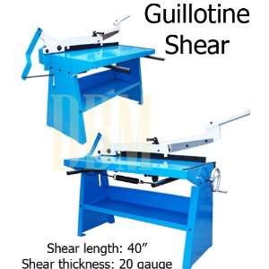   Plate Metal Cutter Cutting 20 Gauge Floor Stand