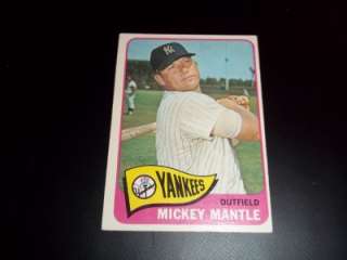 1965 Topps 350 Mickey Mantle  