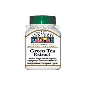  Green Tea Extract 60 Vegetarian Capsules, 21st Century 