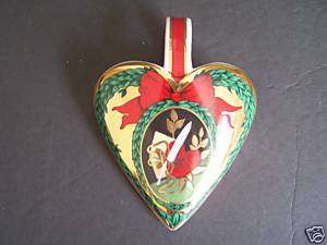 ROYAL COPENHAGEN 2008 Hearts of Christmas Ornament NIB  