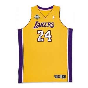 Kobe Bryant Los Angeles Lakers   Home Gold   Autographed Jersey with 