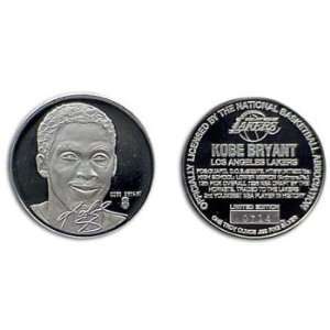  Lakers Highland Mint Kobe Bryant Silver Medallion Sports 