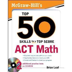   Top 50 Skills for a Top Score ACT Math [Paperback] Brian Leaf Books