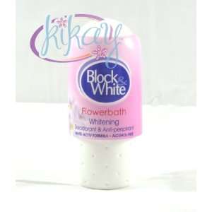  Block & White Flowerbath Whitening Deo & Anti Perspirant 