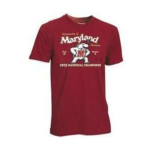 Champions Again Maryland Terrapins LAX 1973 Champs T Shirt   Maryland 