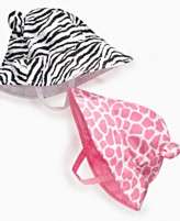 NEW First Impressions Baby Hat, Baby Girls Animal Print Hat
