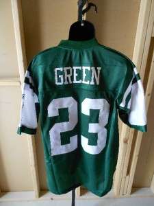 New IR SEWN Shonn Greene name spelled GREEN JETS 2XLARGE 2XL Jersey