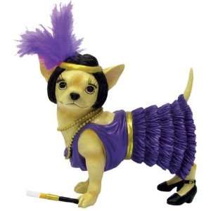  Aye Chihuahua Flapper Dog Figurine