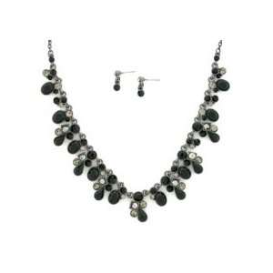  Necklace Set   Jet Austrian Crystal Jewelry