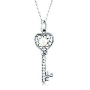  Key to Kindness Sterling Silver Necklace Deborah Birdoe 