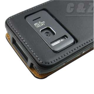 Genuine Leather Case Pouch + LCD Film for NOKIA N8 f  