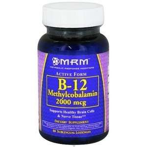   MRM B 12 Methylcobalamin (2000mcg) 60 Lozenges