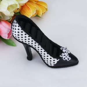  High heel Shoe Ring Display Jewelry Holder   Black and 