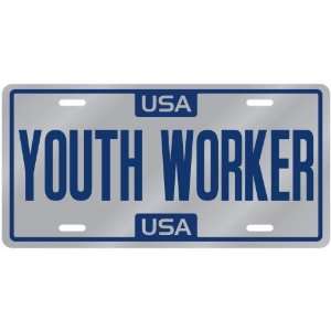    New  Usa Youth Worker  License Plate Occupations