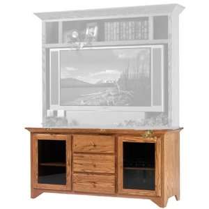 Amish Shaker Plasma Entertainment Center  Console Only 