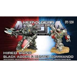  Heavy Gear Arena Hired Guns Black Adder & Hunter Commando 
