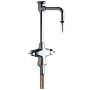   Laboratory Faucet with Rigid/Swing Vacuum Breaker Spout and No Handles