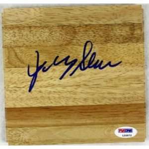  JAZZ JERRY SLOAN SIGNED AUTHENTIC FLOORBOARD PSA/DNA 