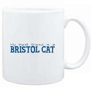  Mug White  My best friend is a Bristol  Cats Sports 