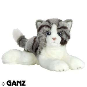  Webkinz Signature Small Grey Tabby Cat with Trading Cards 