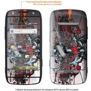   Skin STICKER for T Mobile Samsung Sidekick 4G case cover SK4G 249