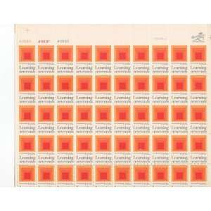 Learning Never Ends Sheet of 50 x 15 Cent US Postage Stamps NEW Scot 