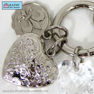   KEY CHAIN Keychain Charm Ring Crystal Women Gift 00846524050417  