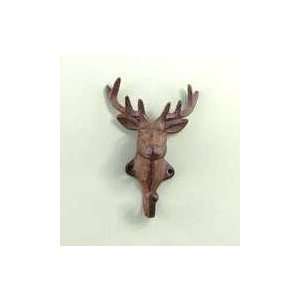 Antique Reproduction Cast Iron Buck Deer Wall Hook 