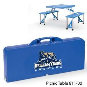  BYU Digital Print Picnic Table Portable table with 4 bench 
