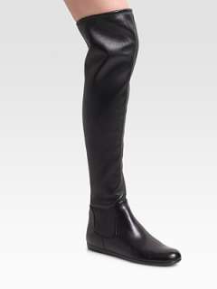 Prada   Over The Knee Flat Boots    