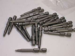 Lot of 25 SQUARE DRIVE POWER BITS Size 1 x 2 NEW  