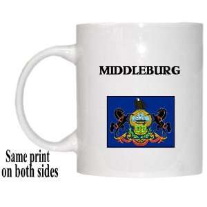    US State Flag   MIDDLEBURG, Pennsylvania (PA) Mug 