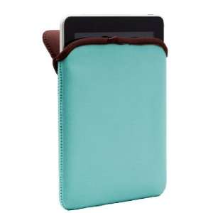  Reversible Ipad Sleeve   Teal and Brown Ipad Case Cover by 