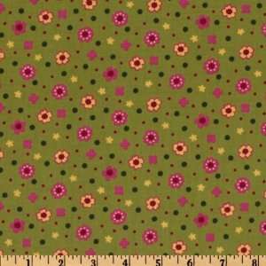  44 Wide Moda Rooftop Garden Petite Floral Dill Fabric By 
