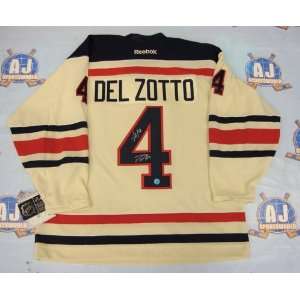 MICHAEL DEL ZOTTO New York Rangers SIGNED & DATED 2012 