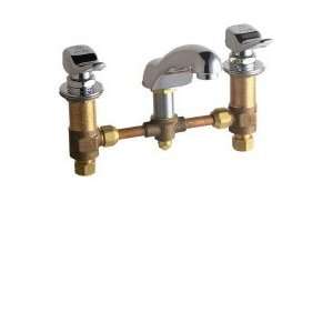  Chicago Faucets 404 336CP Chrome Manual Deck Mounted 8 