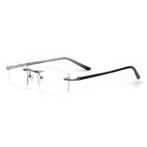  Lons prescription eyeglasses (Gunmetal) Health & Personal 