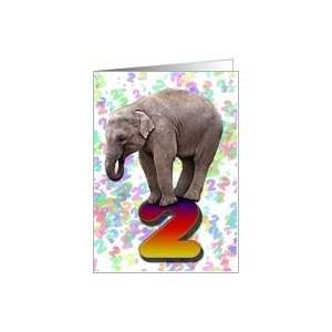  Elephant card for a 2 year old Card Toys & Games