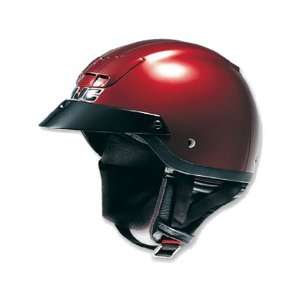  HJC AC 2M Metalllic Solid Half Helmet XX Small  Red 