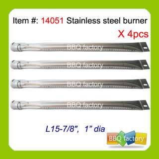Charmglow Stainless Gas Grill Pipe Burner MCM 14051 4PK  
