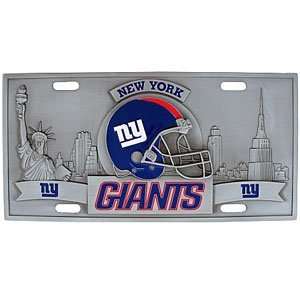  New York Giants NFL 3D License Plate