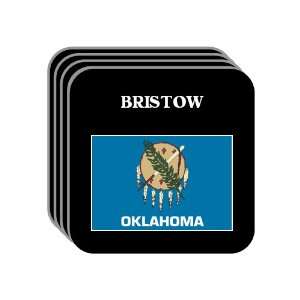 US State Flag   BRISTOW, Oklahoma (OK) Set of 4 Mini Mousepad Coasters