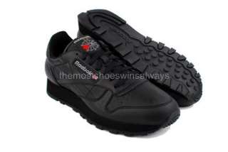Reebok Mens shoes Classic Leather 1 116 BLK  