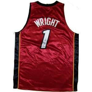 Dorell Wright Autographed Jersey Authentic Red  Sports 