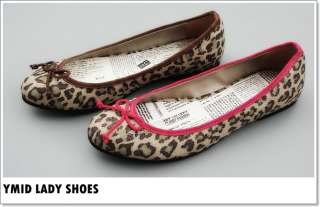 BLING Women Animal Print Leopard Ballet Flats Shoes  