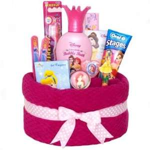 Pink Princess Bath Towel Cake for Girls   Dental Care, Bath Products 