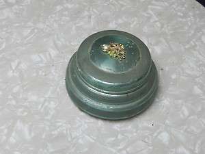 Vintage Mid century Music/Powder metal box plays Winchester Cathedral 