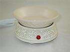 Candle Tart 2 in 1 Combo Warmer 707 Ivory Scroll Great Yankee or 